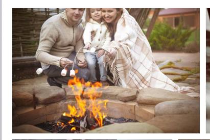 outdoor fire family