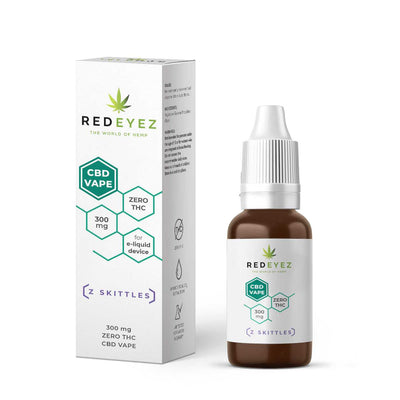 RED EYEZ CBD E-Liquid 300mg/500mg 10ml - ZSKITTLES