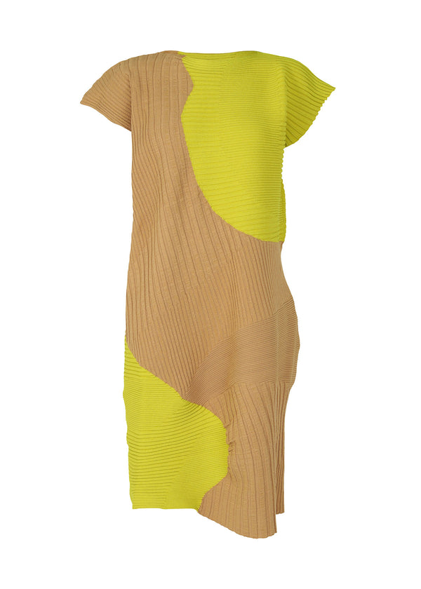 GROW KNIT Dress Beige-Hued | ISSEY MIYAKE ONLINE STORE UK