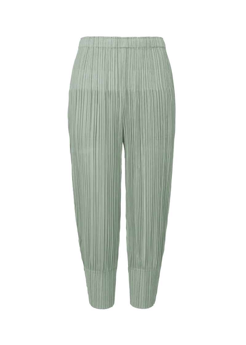 THICKER BOTTOMS 2 Ankle Length Trousers Sage Green | The official ISSEY