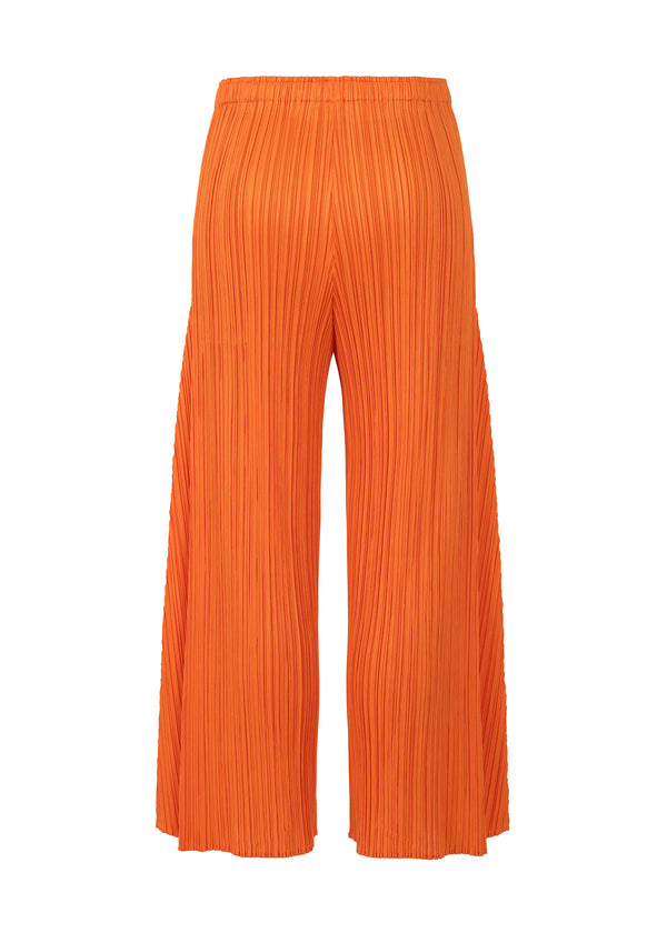 MONTHLY COLORS : NOVEMBER Flared Trousers Dark Orange | ISSEY