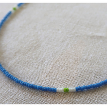 Load image into Gallery viewer, Blue White and Green necklace
