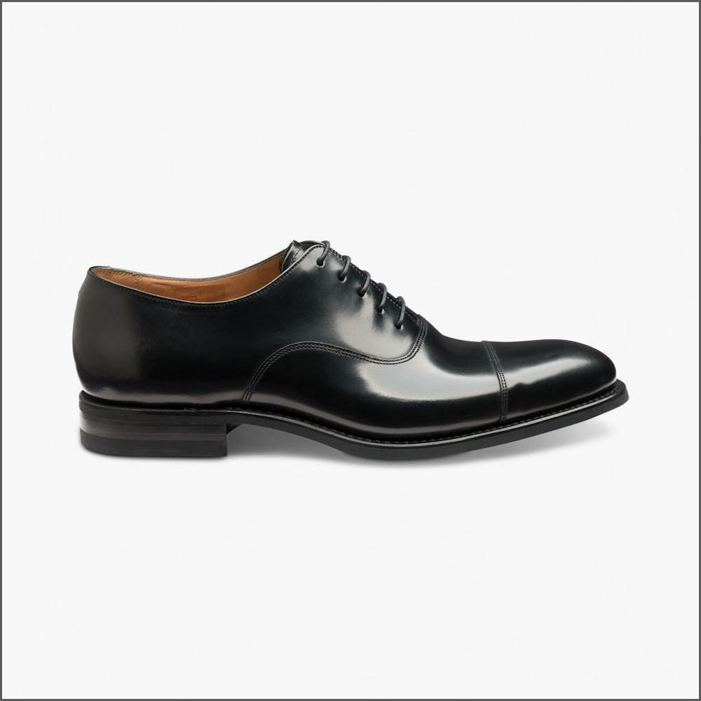 Loake Finsbury Black Oxford Shoe Size 7.5 & 8.5 Only//