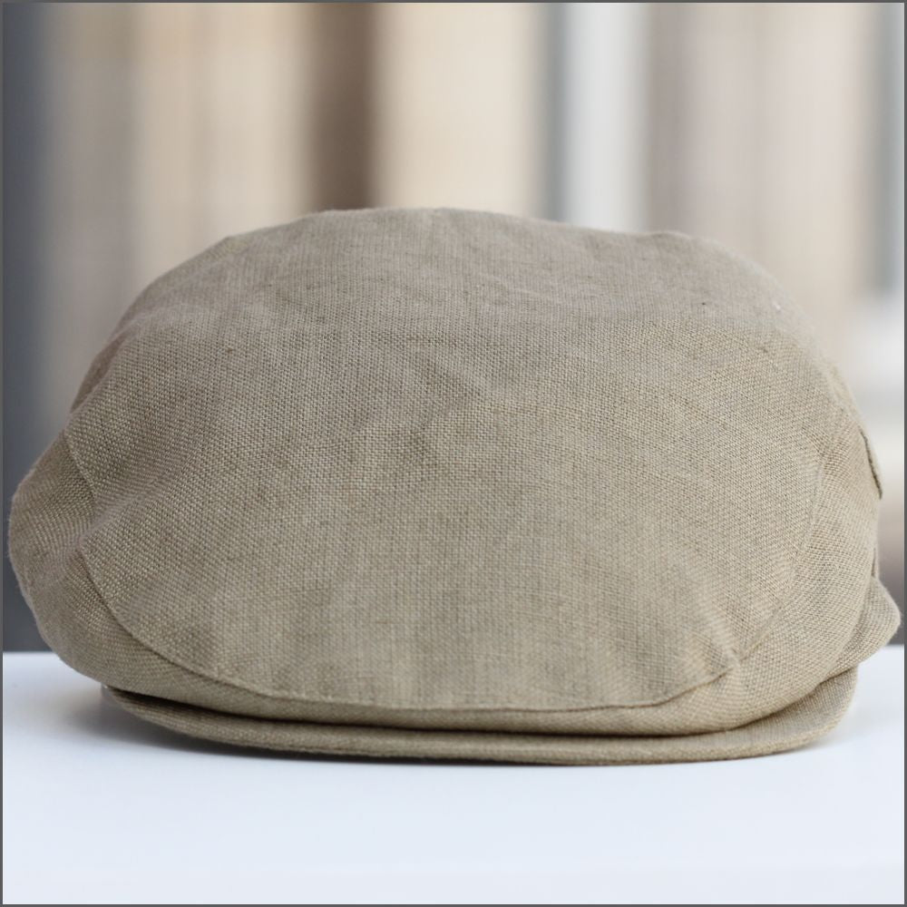 Irish Linen Khaki Cap+