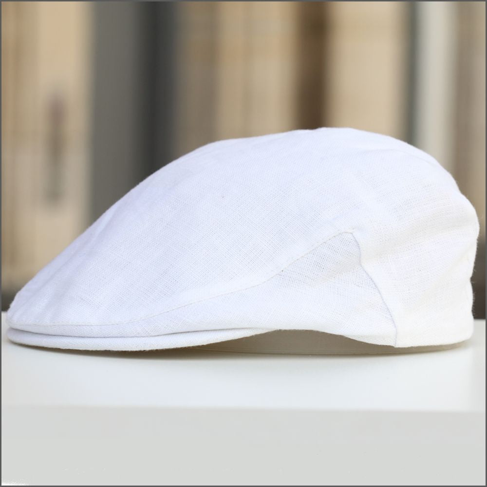 Irish Linen White Cap+