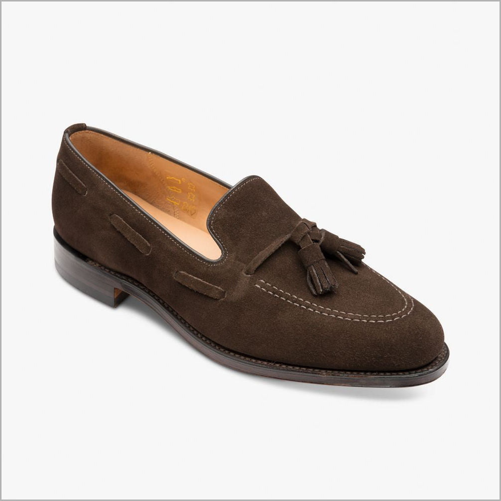 Loake Lincoln Dark Brown Suede Classic 