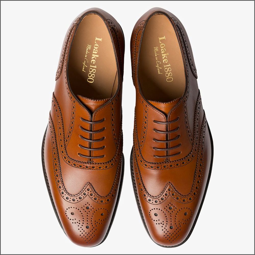 loake buckingham dark brown