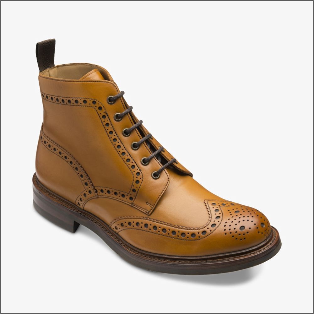 Loake Bedale Tan Brogue Boots* | cwmenswear