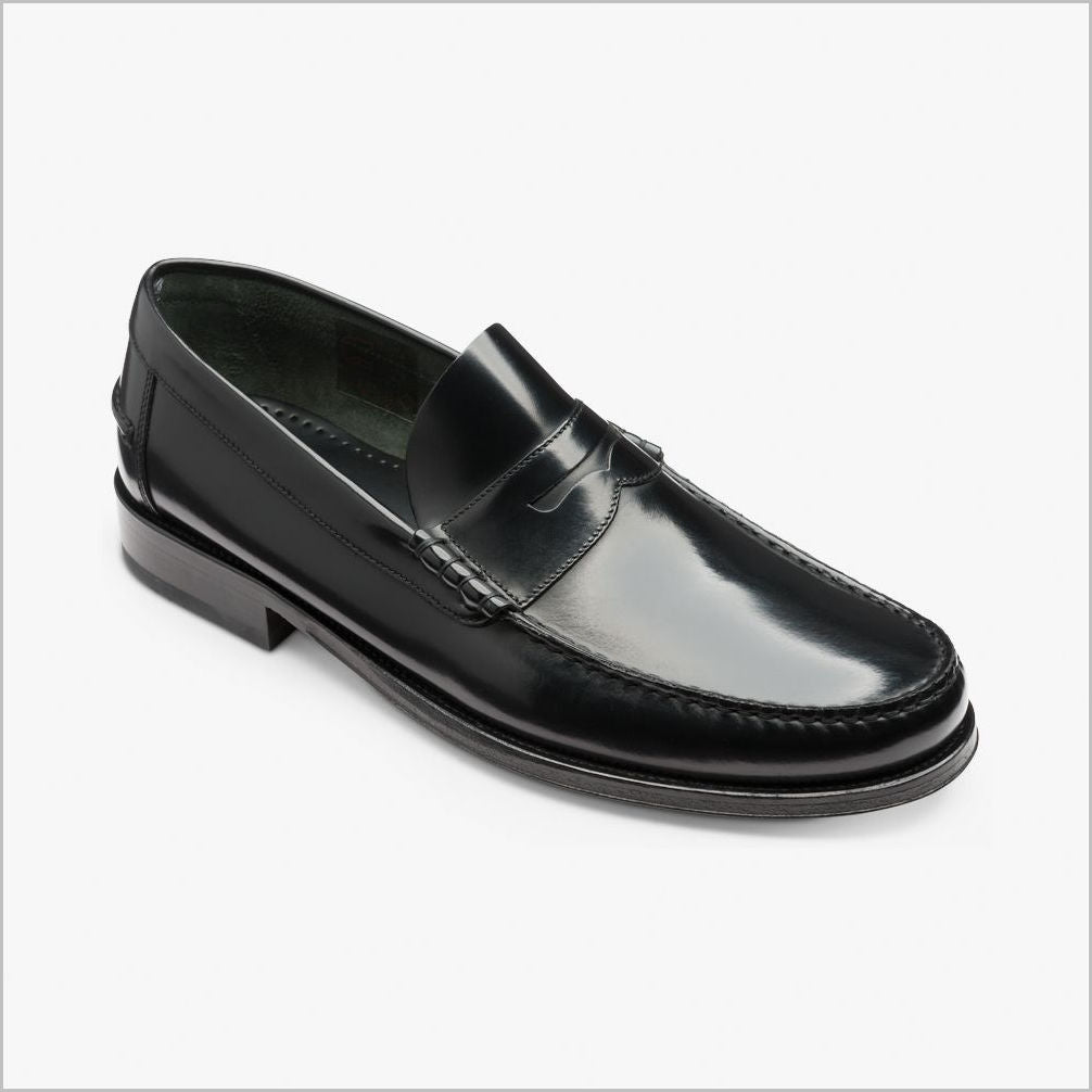 Loake Princeton Black Polished Leather Shoe*