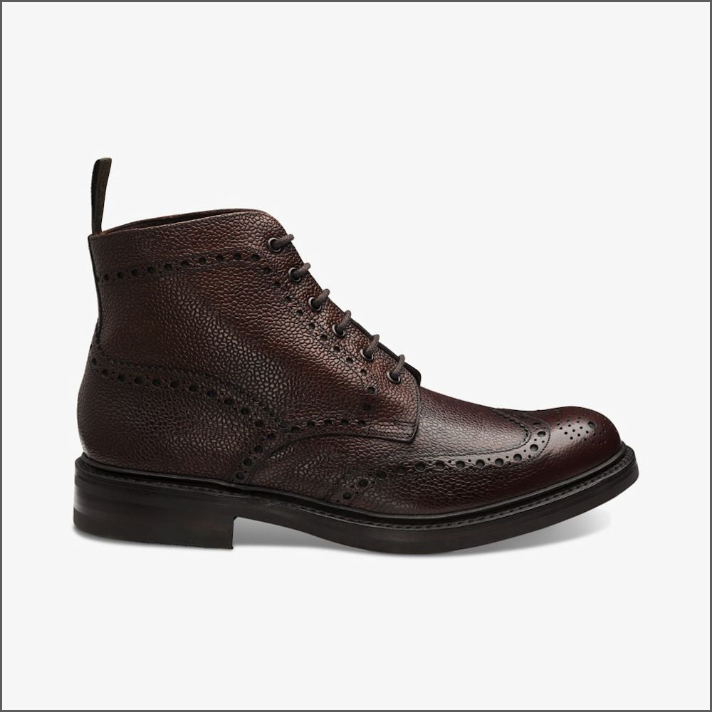 oxblood brogues boots