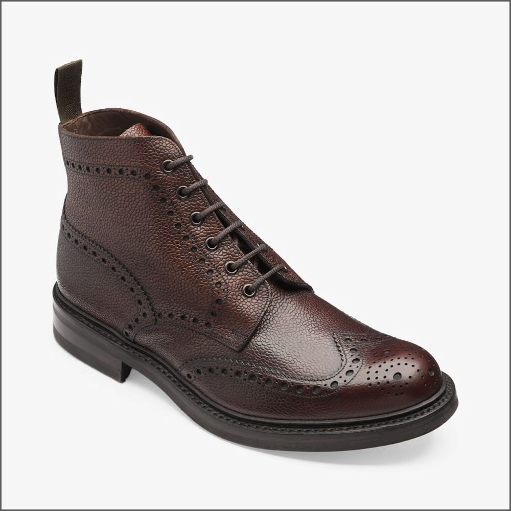 Loake Bedale Mahogany Grain Brogue 