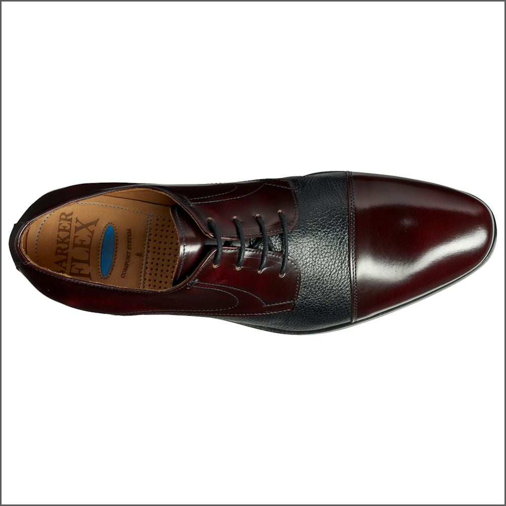 Barker Southwold - Burgundy Hi-Shine / Black Deerskin*