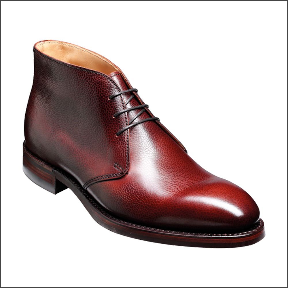 Barker Orkney Cherry Grain Chukka Boot*