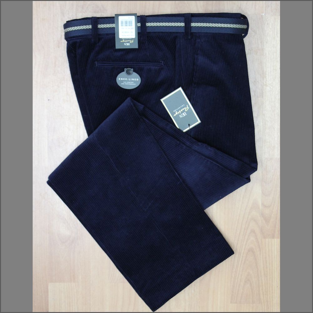 Dg's Merit Navy Cotton Corduroy Trouser>>