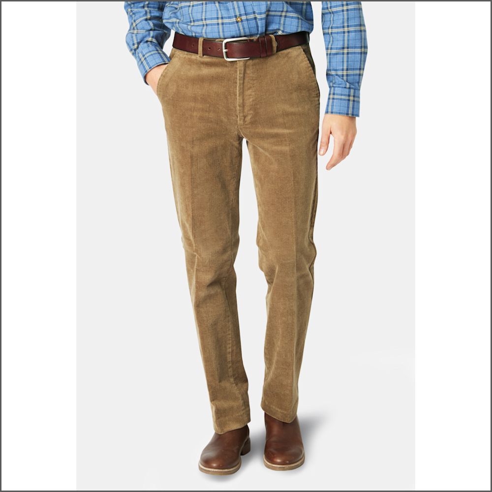 Brook Taverner Ellroy Camel Cord Trouser/