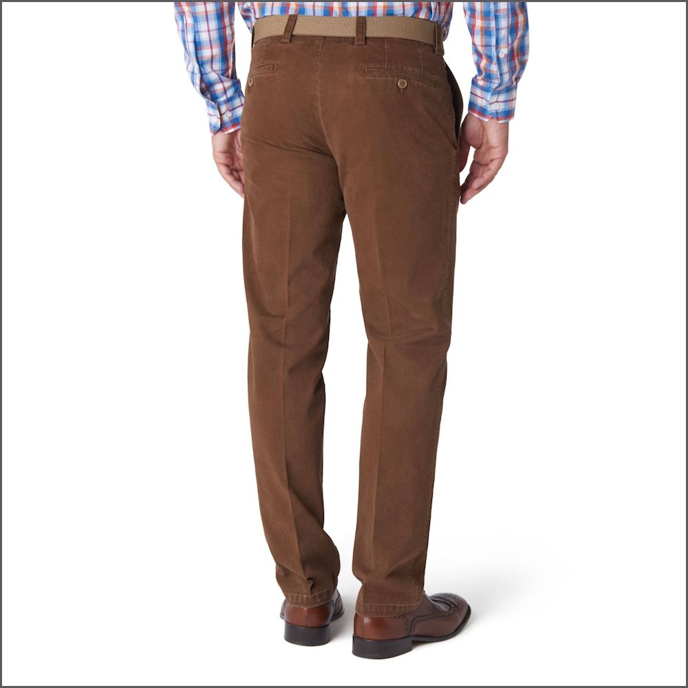 Gurteen Longford Winter Dark Stone Stretch Cotton Chino+