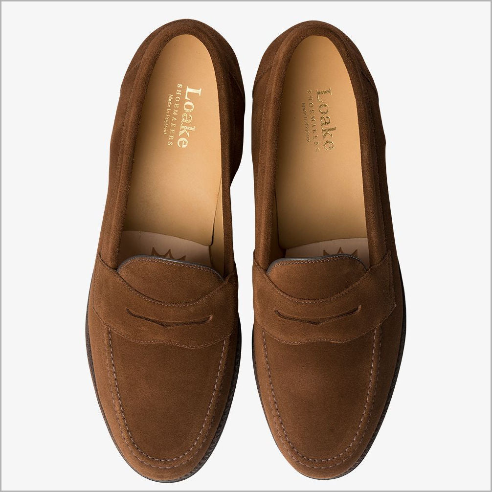 loake loafers suede