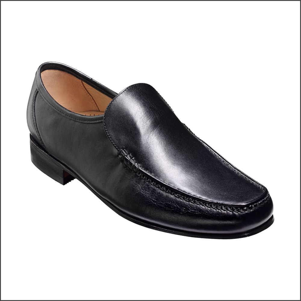 Barker Javron Black Calf Moccasin*