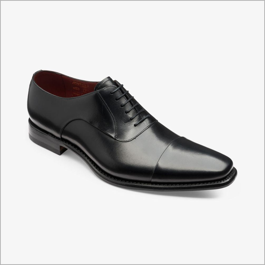 Loake Snyder Black Oxford Shoe 
