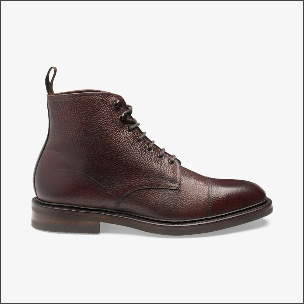 Loake Roehampton Oxblood Grain Leather Boot Size 8* | cwmenswear