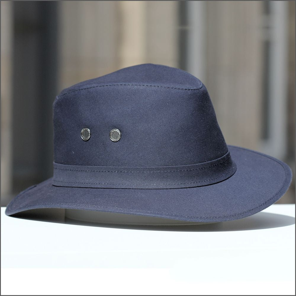 Wax Drifter Navy Hat+