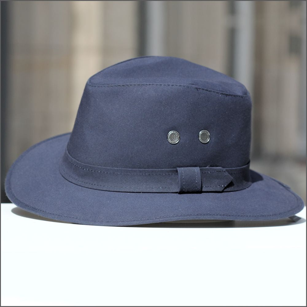 Wax Drifter Navy Hat+