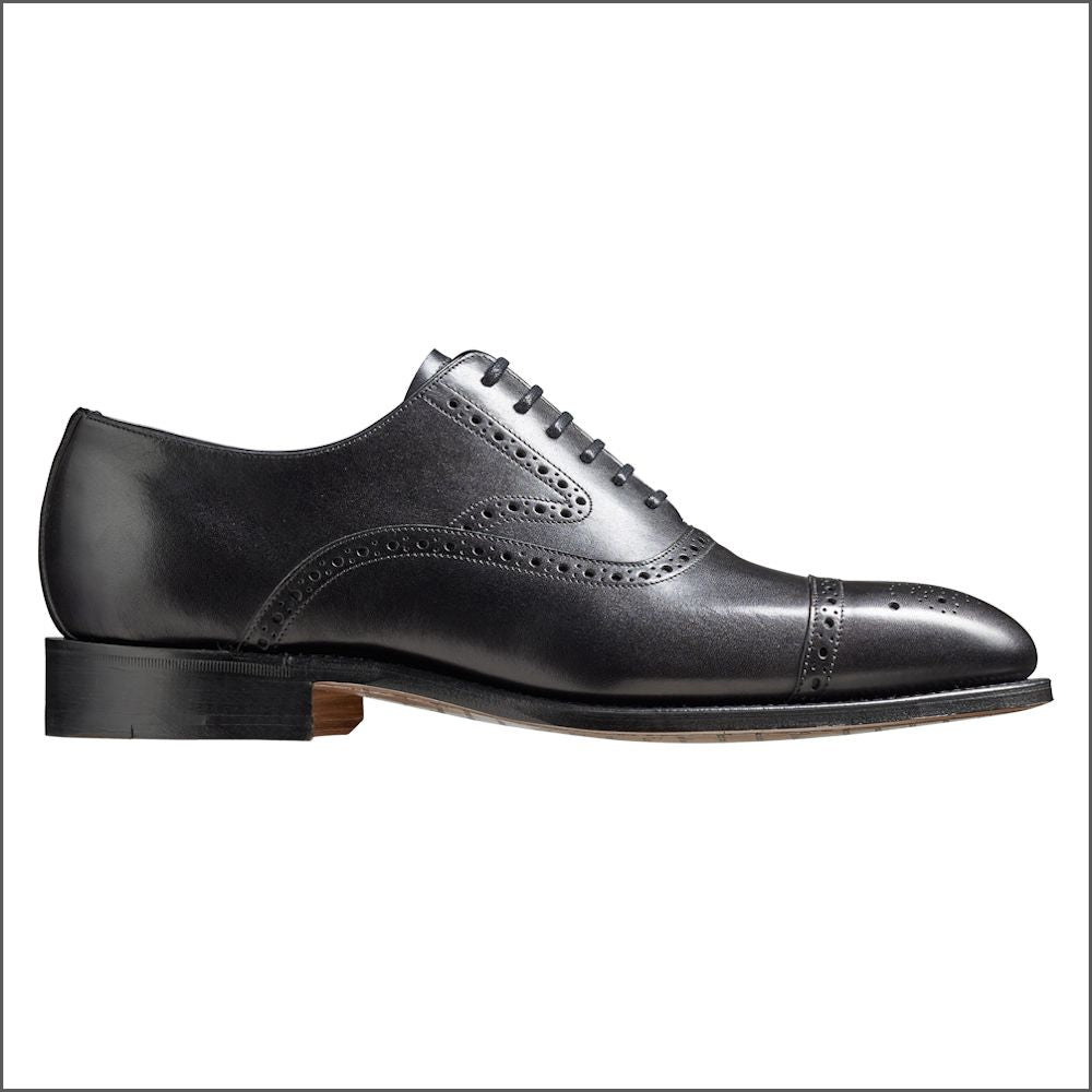 Barker Lerwick Black Calf Oxford/