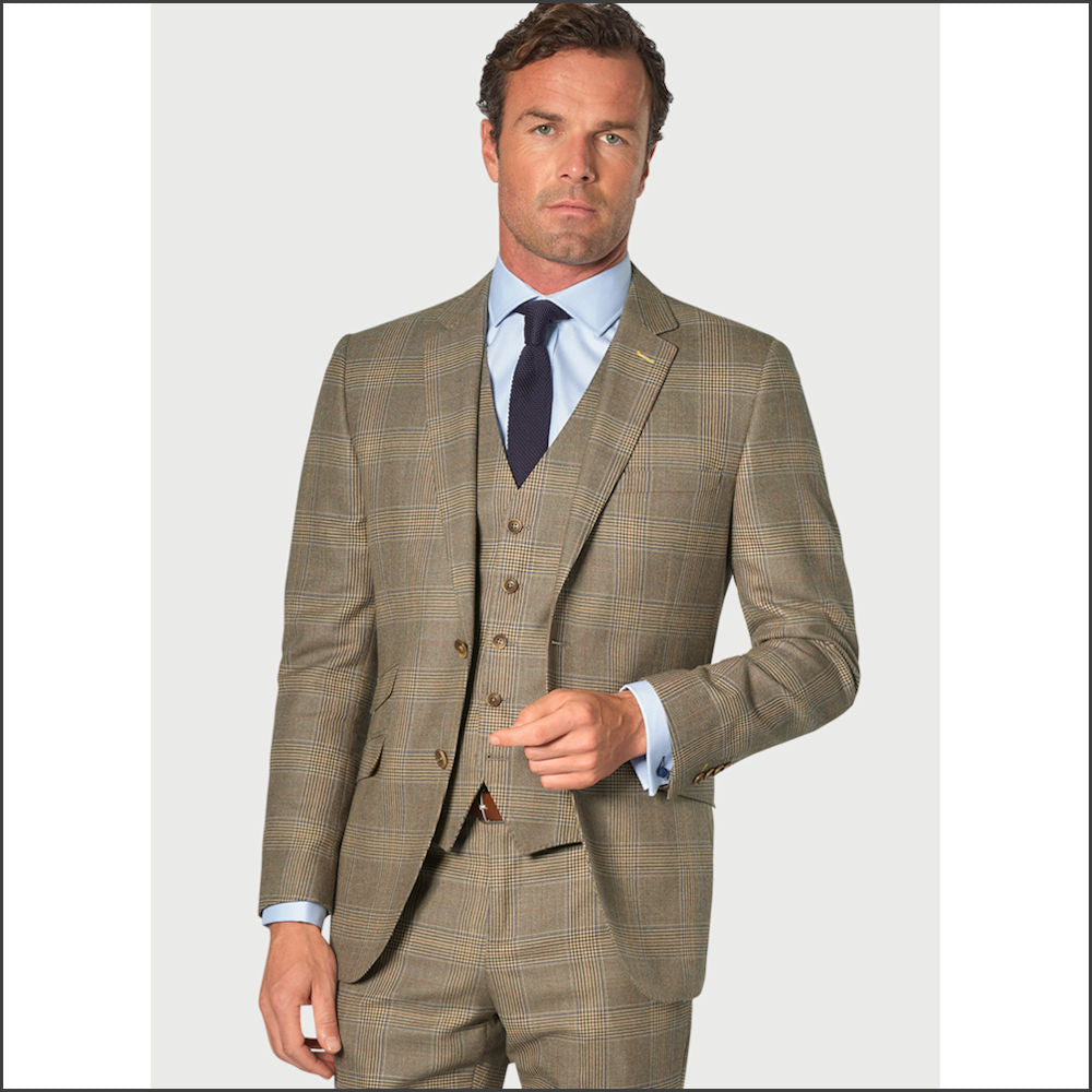 Brook Taverner Ribblesdale Olive check Suit/