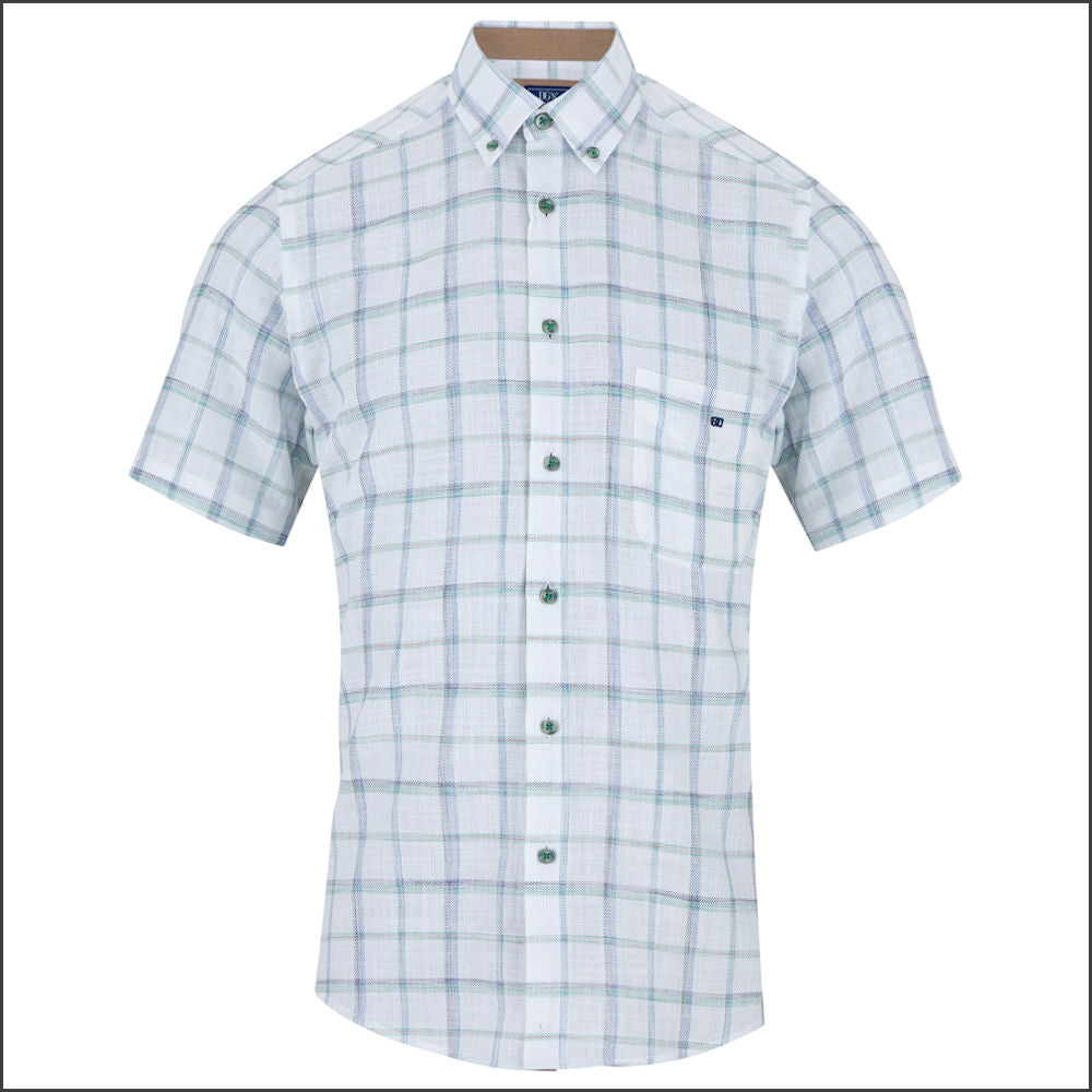 Dg's Blue Multi Check SS Shirt^