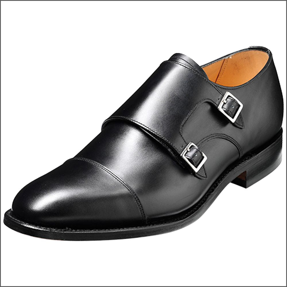 Barker Tunstall Black Monk Strap 