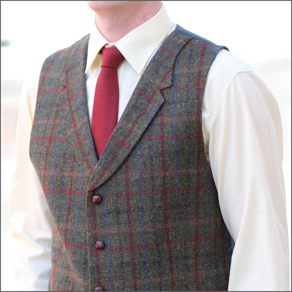 Harris Tweed Angus Waist Coat>>