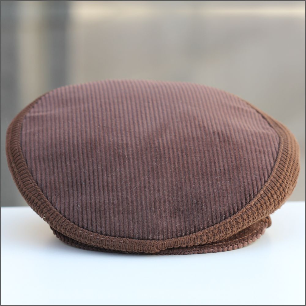 Brown Cord Cap+