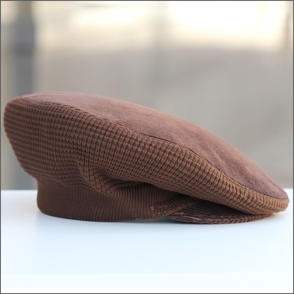 Brown Cord Cap+