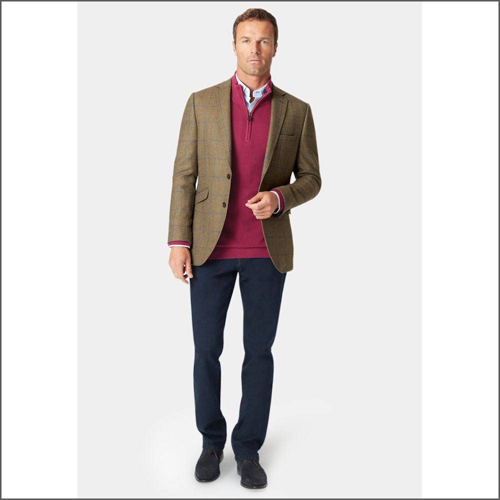 Brook Taverner Breedon Pure New Wool Check Jacket/