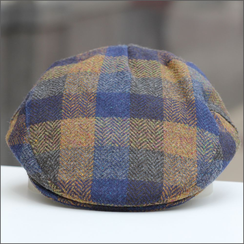 Donegal Tweed Patch Blue Cap+