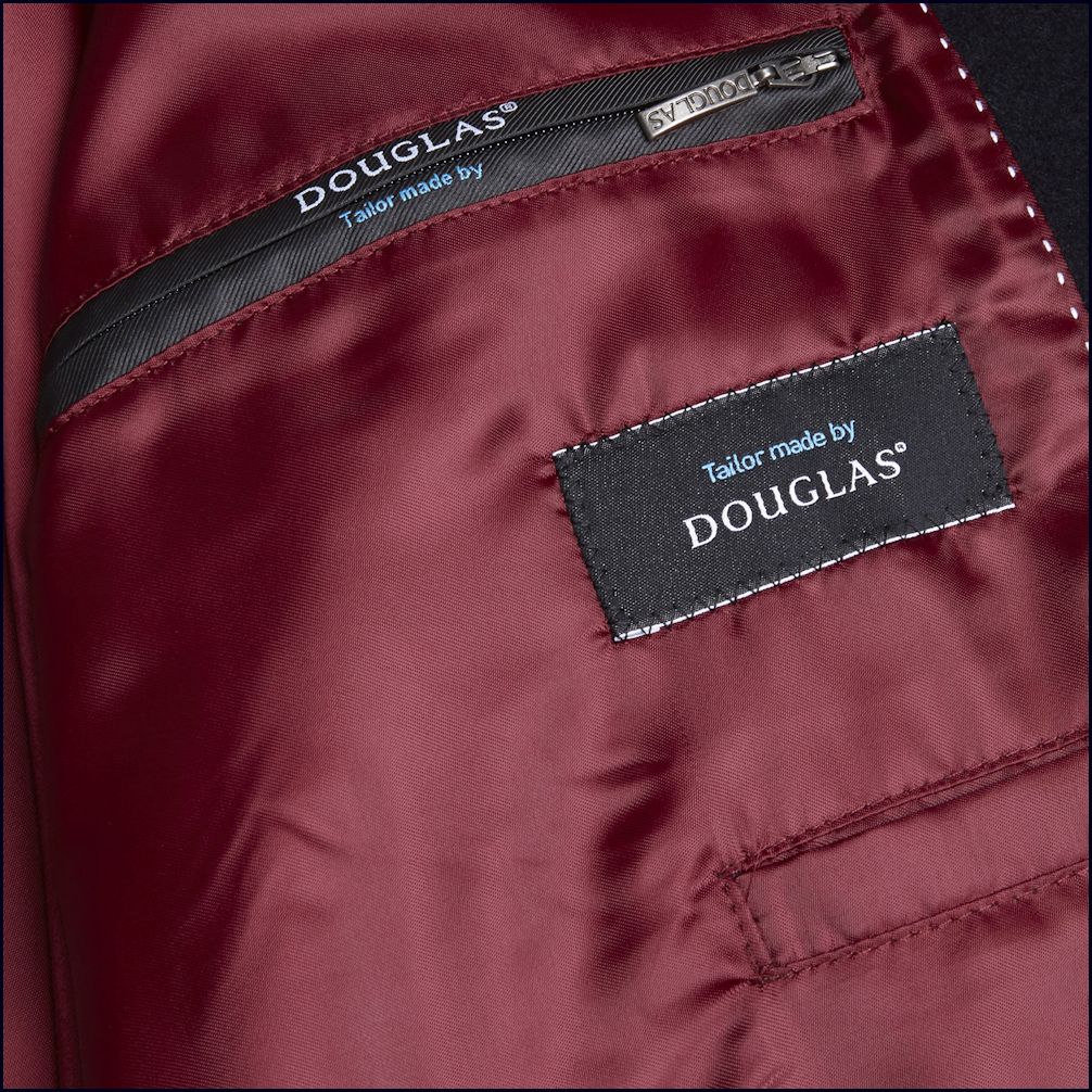 Douglas Navy Bremner Tailored Overcoat<>