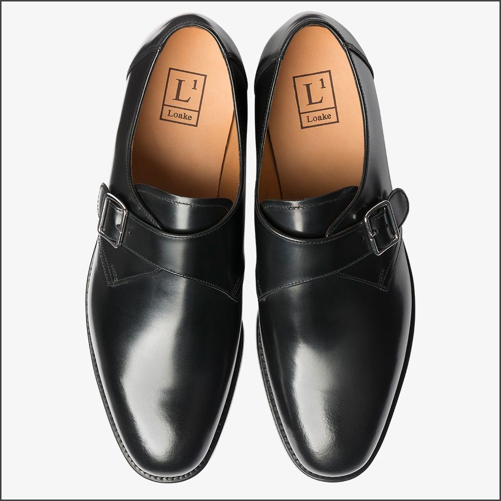 Loake 204 Buckle Monk Shoe- | cwmenswear