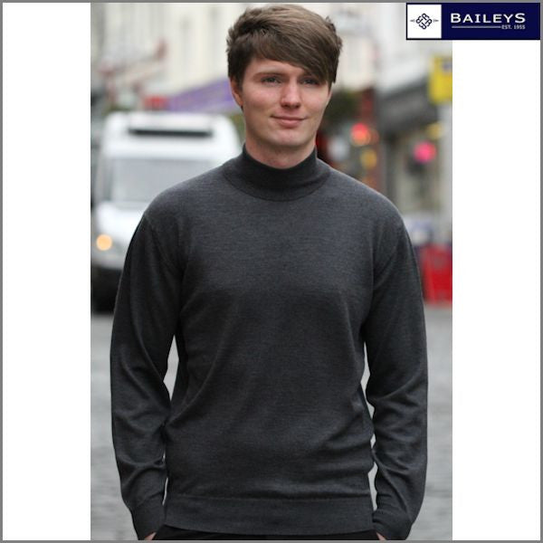 Baileys Grey Wool Turtle Neck,