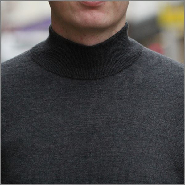 Baileys Grey Wool Turtle Neck,