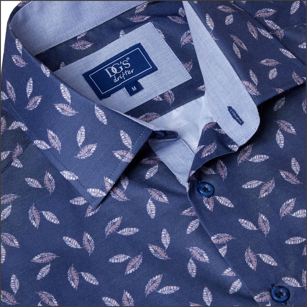 Dg's Dark Blue Pattern Shirt SS^