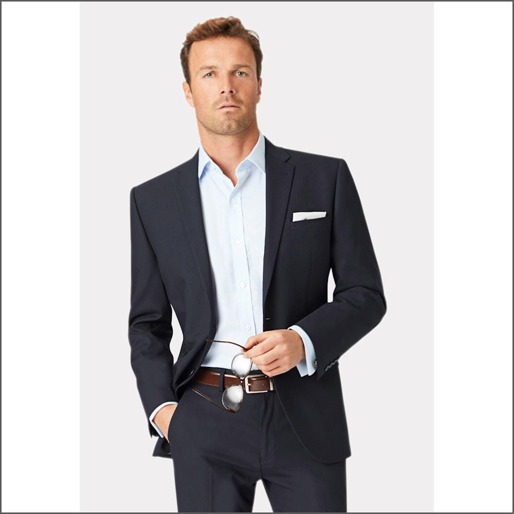 Brook Taverner Dijon Navy Suit/