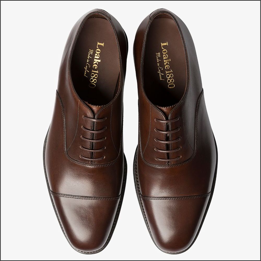 loake aldwych dark brown