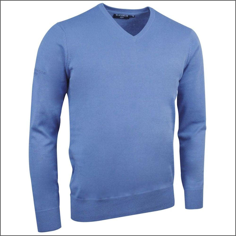 Glenmuir Eden V Neck Cotton Sweater* | cwmenswear