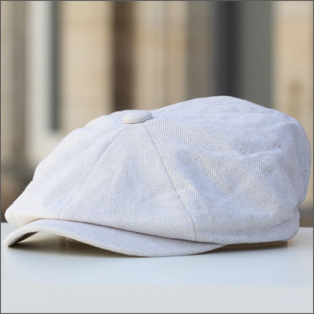 Alfie Linen 8piece Natural Cap+