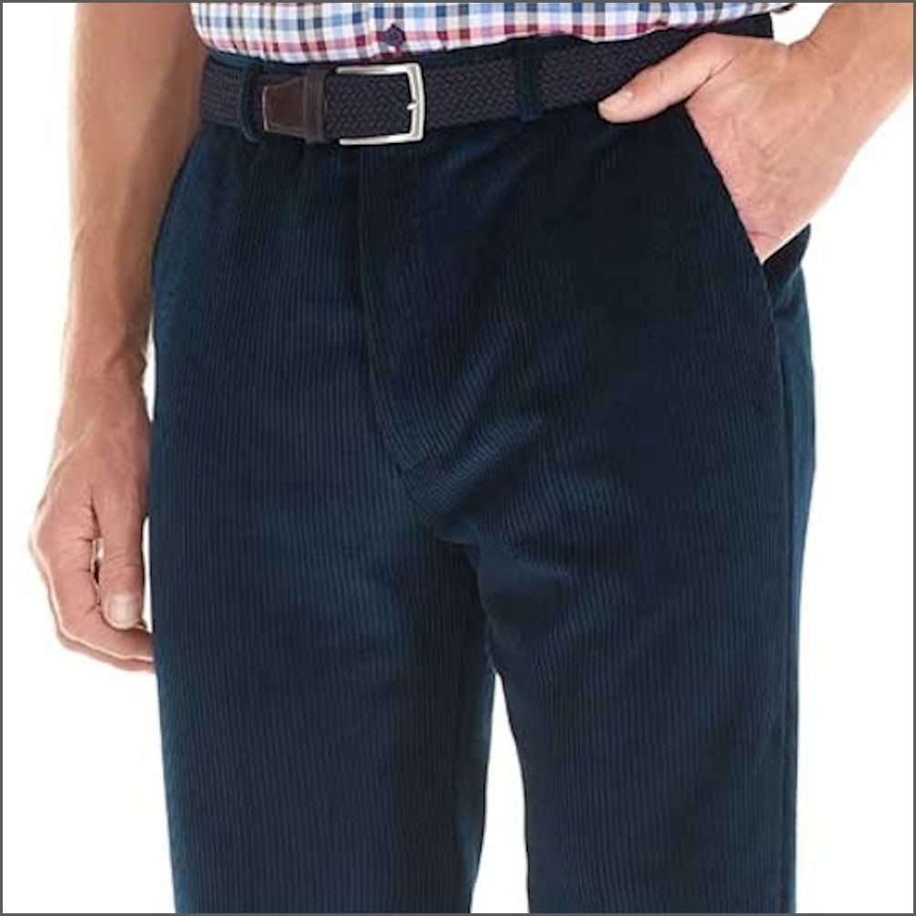 Gurteen Verona Navy Stretch Cord.