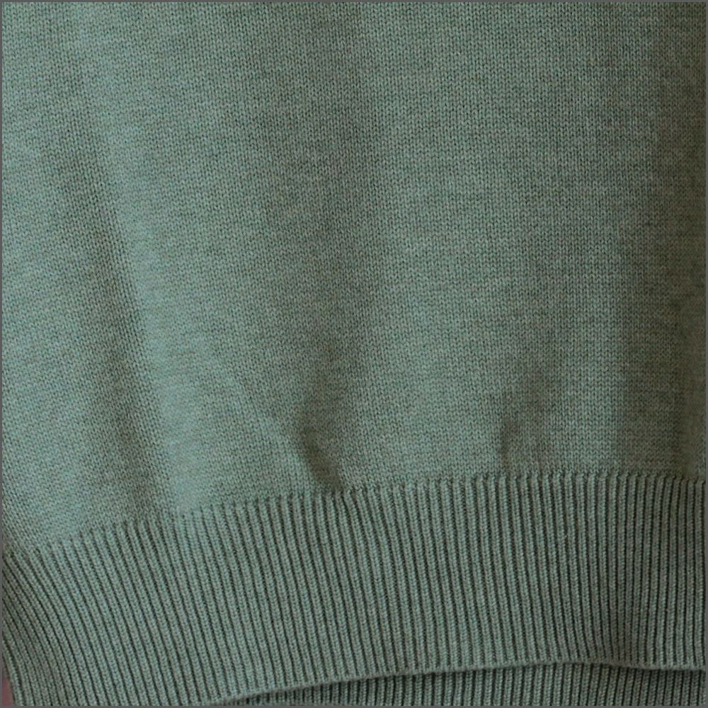 Casa Moda Sage Cotton Crew Neck^