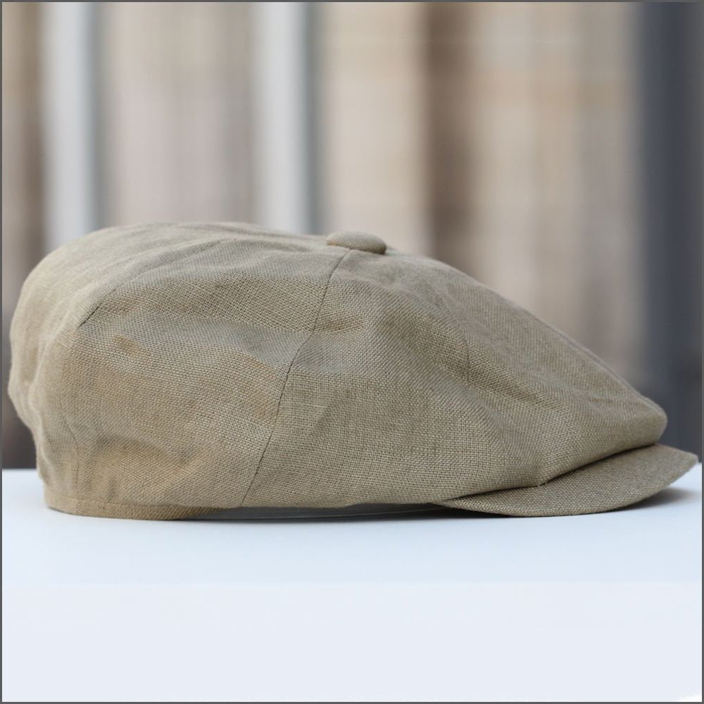 Alfie Irish Linen 8piece Khaki Cap+