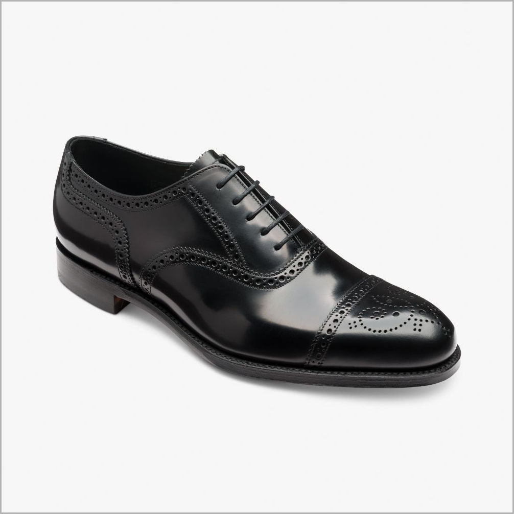 loake black brogue