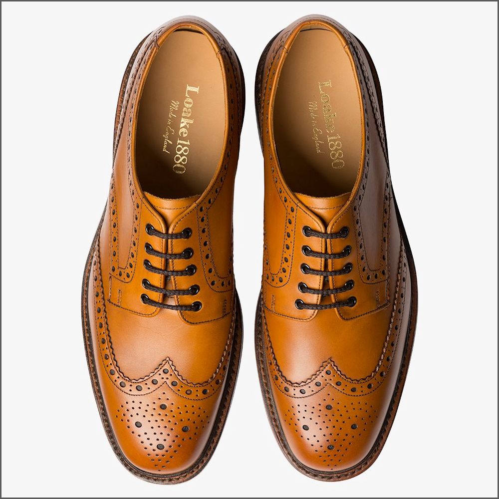 loake brogues rubber sole