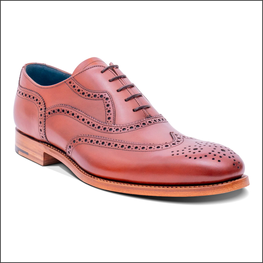 Barker Bladen Chestnut Calf Oxford Brogue/